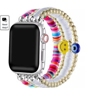 Apple Watch band and posh tech Colorful Beaded Smartwatch Band. Watch not incl.